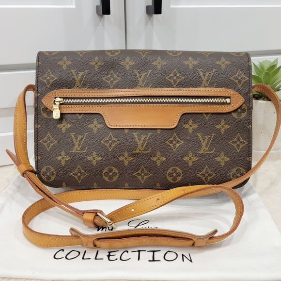 💕DISCONTINUED Very Rare LOUIS VUITTON Saint Germain 28 Crossbody Monogram - Picture 1 of 16